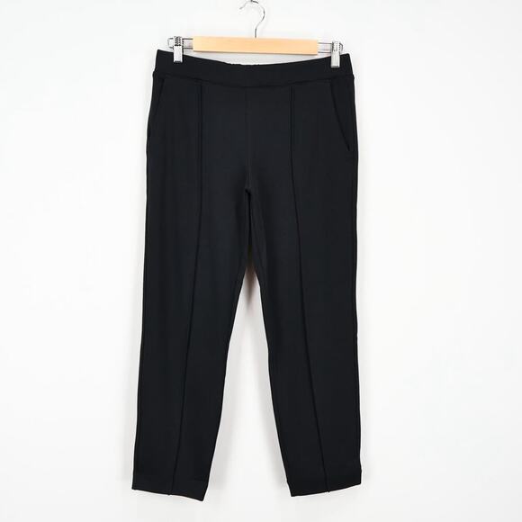 J.Crew Women's Pintuck Slim Fit Black Sweatpant Size Small Petite NWT - Picture 2 of 8